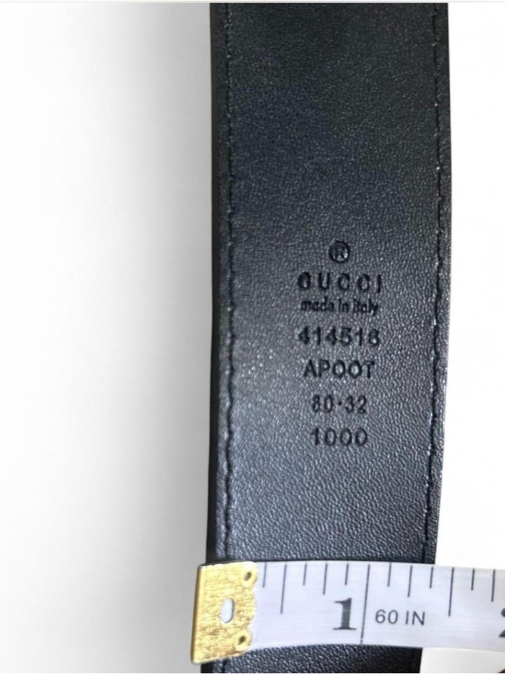 Gucci GG Marmont Black Leather
Wide Belt Gold Double G Buckle Size 32 - Picture 2 of 8